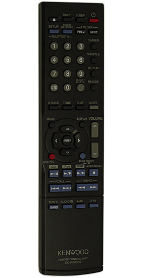 【中古】KENWOOD　オーディオ用リモコン　RC-RP0503