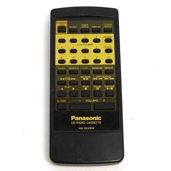 【中古】Panasonic　オーディオリモコン　RAK-RX3003W