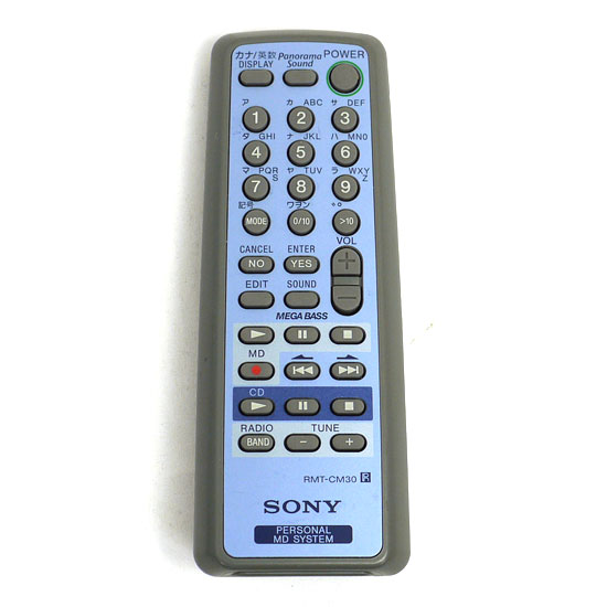 【中古】SONY　オーディオリモコン　RMT-CM30