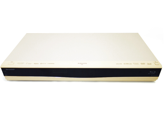 【中古】SHARP　AQUOS ブルーレイディスクレコーダー BD-W560SW　リモコンなし　本体いたみ