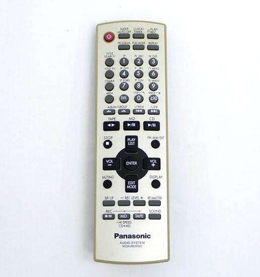 【中古】Panasonic　オーディオリモコン　N2QAJB000093