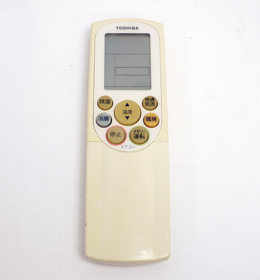 【中古】TOSHIBA　エアコンリモコン　WH-F7P