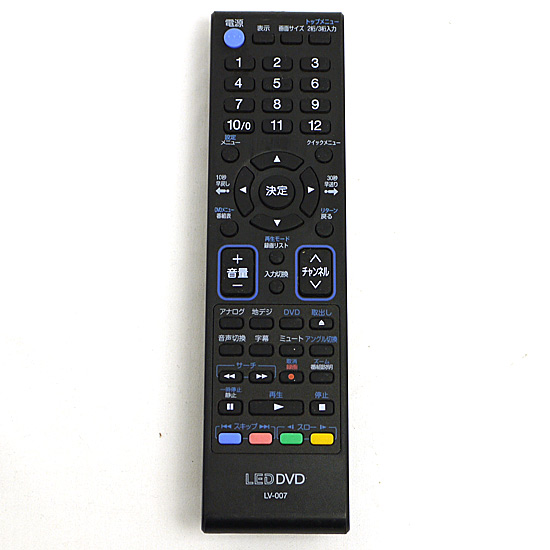 【中古】ORION　テレビ用リモコン　LV-007
