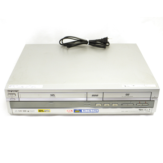 【中古】SONY製　VHSビデオ一体型DVDレコーダー スゴ録　RDR-VH85　本体のみ