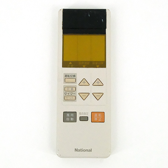 【中古】National　エアコンリモコン A75C168