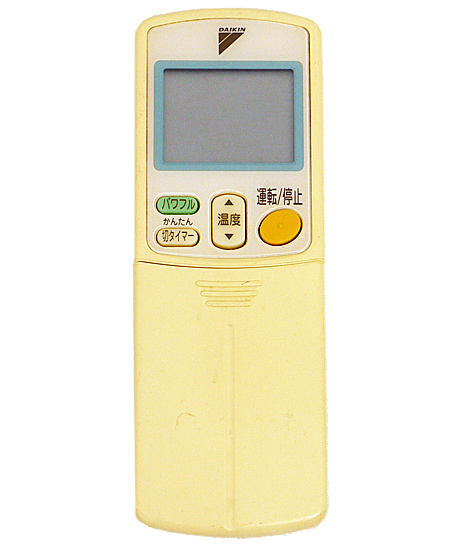 【中古】DAIKIN　エアコンリモコン　ARC432A7　爪折れ