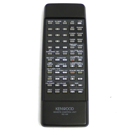 【中古】KENWOOD　オーディオ用リモコン　RC-H9