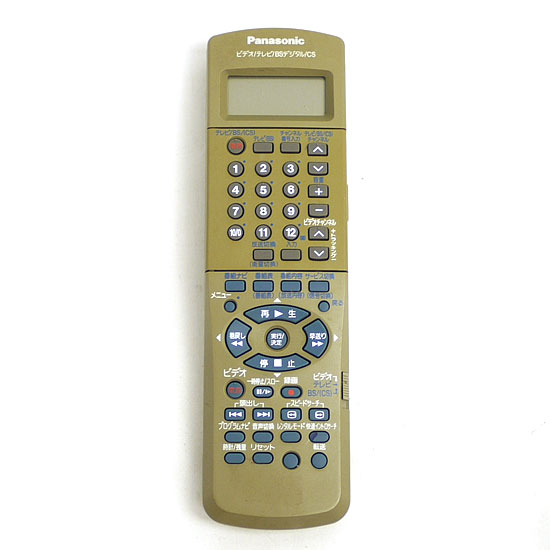 【中古】Panasonic　ビデオリモコン　EUR7901KA0