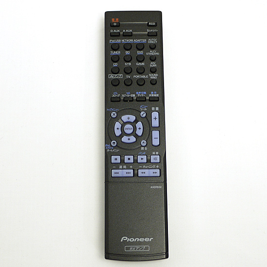 【中古】PIONEER　オーディオリモコン　AXD7632