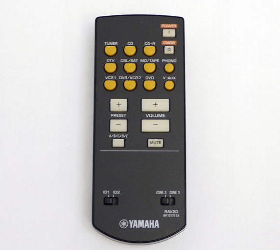 【中古】YAMAHA　オーディオリモコン　RAV20 WF12170EX