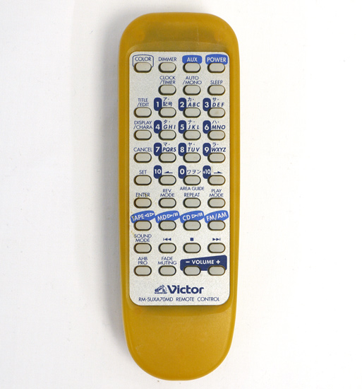 【中古】Victor　オーディオリモコン　RM-SUXA70MD