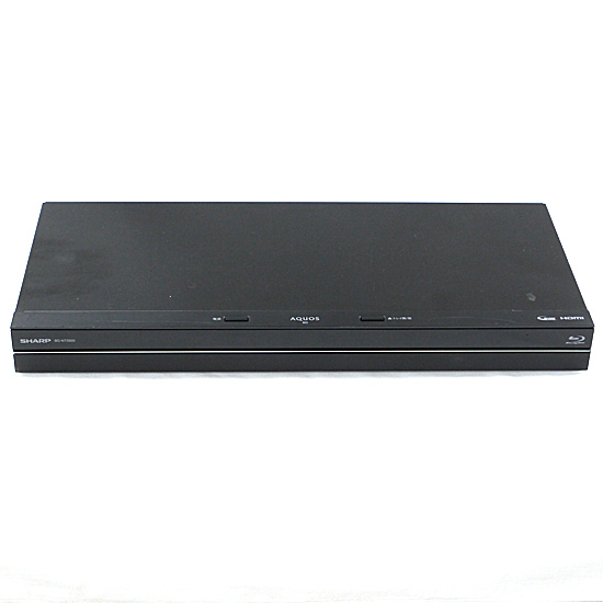【中古】SHARP　AQUOS ブルーレイディスクレコーダー 2TB　BD-NT2000　リモコンなし