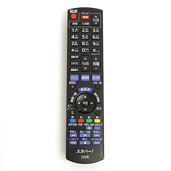 【中古】Panasonic　スカパーHD チューナー用リモコン　N2QAYB000893