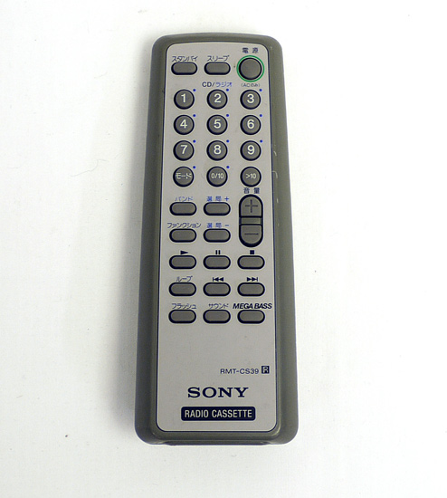 【中古】SONY　オーディオリモコン　RMT-CS39