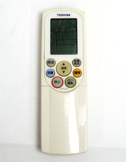 【中古】TOSHIBA　エアコンリモコン　WH-F6P
