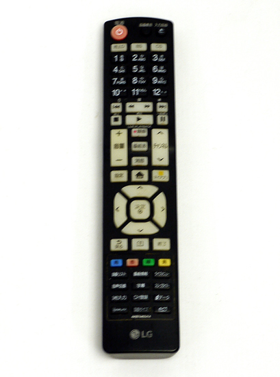 【中古】LGエレクトロニクス　テレビリモコン　AKB74455414