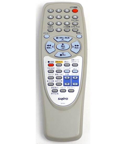 【中古】SANYO製　ビデオリモコン　B31600