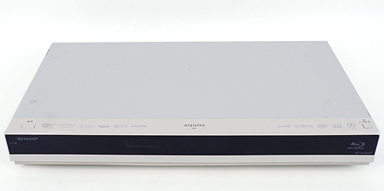 【中古】SHARP　AQUOS ブルーレイディスクレコーダー　BD-W1800W　ホワイト　リモコンなし