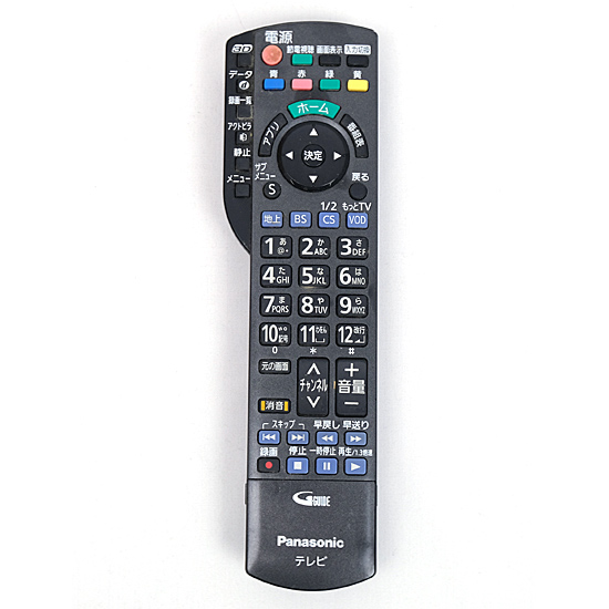 【中古】Panasonic　液晶テレビ用リモコン　N2QAYB000848