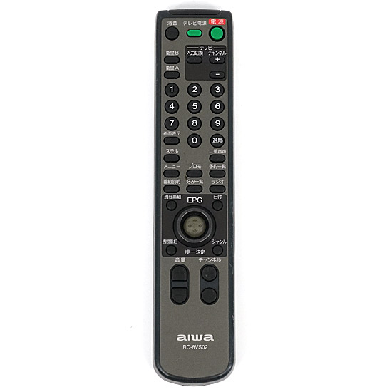 【中古】AIWA　CSチューナーリモコン　RC-8VS02