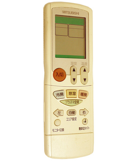 【中古】三菱電機　エアコンリモコン　JG31(M21L28426)　本体いたみ