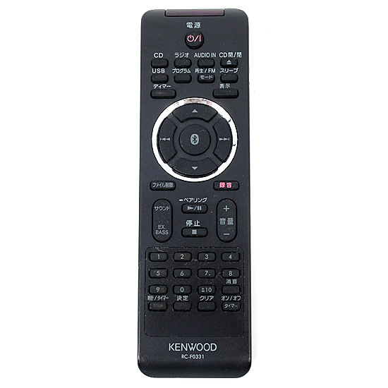 【中古】KENWOOD　オーディオ用リモコン　RC-F0331