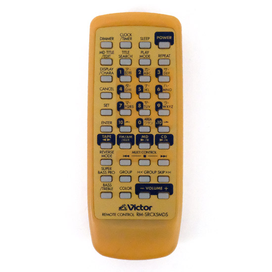 【中古】Victor　オーディオリモコン RM-SRCX5MDS