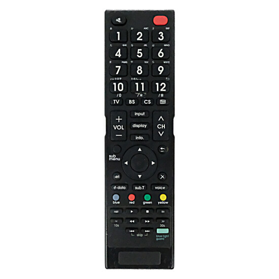 【中古】ドウシシャ　テレビ用リモコン　RT-008AB