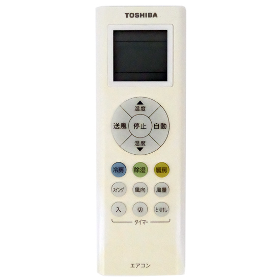 【中古】TOSHIBA　エアコンリモコン　RG66J(3)/BGJ-1