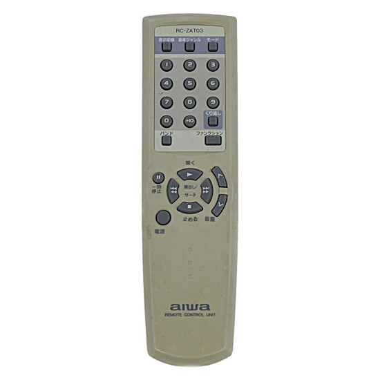 【中古】AIWA　オーディオリモコン RC-ZAT03