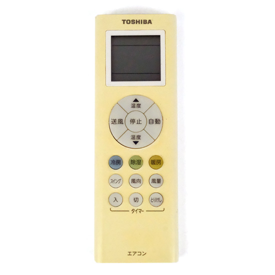 【中古】TOSHIBA　エアコンリモコン　RG66J5(3)/BGJ