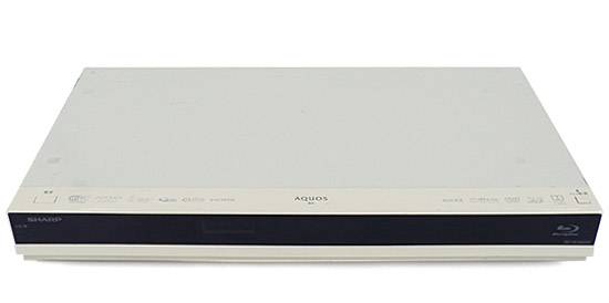 【中古】SHARP　AQUOS ブルーレイディスクレコーダー　BD-W1800W　ホワイト　リモコンなし　本体いたみ