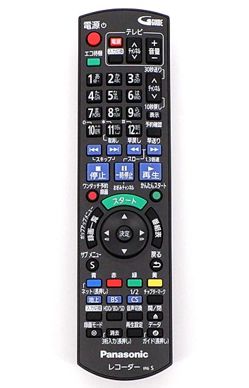 【中古】Panasonic　ブルーレイディスクレコーダー用リモコン N2QAYB001218