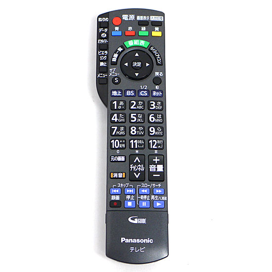 【中古】Panasonic　テレビ用リモコン　N2QAYB000590