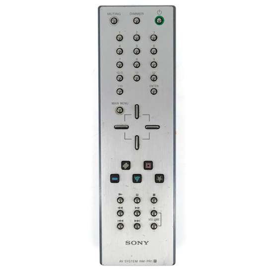 【中古】SONY　AVシステム用リモコン　RM-PR1