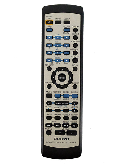 【中古】ONKYO　オーディオリモコン RC-487S