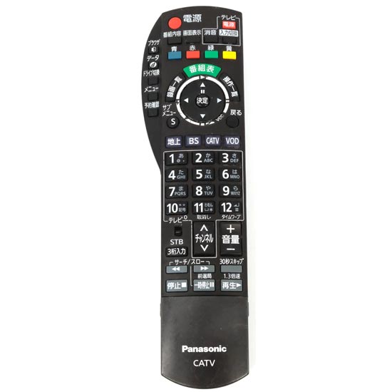 【中古】Panasonic　CATV用リモコン　N2QAYB000314