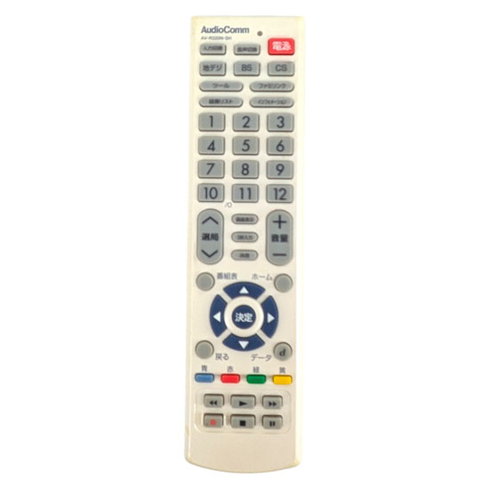【中古】オーム電機　AudioComm シャープ アクオス用 TVリモコン　AV-R320N-SH