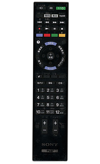 【中古】SONY　テレビリモコン　RMF-JD011　本体いたみ