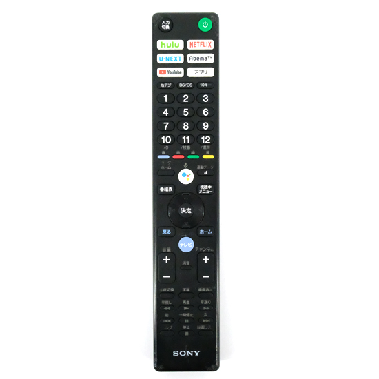 【中古】SONY　テレビ用リモコン RMF-TX400J　149344413　本体いたみ