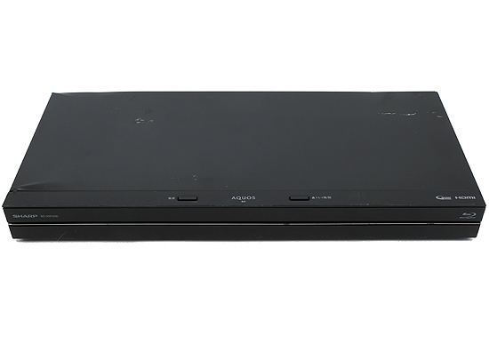 【中古】SHARP　AQUOS ブルーレイディスクレコーダー BD-NW1200　ブラック　リモコンなし・本体いたみ