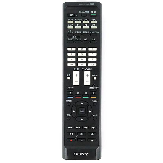 【中古】SONY　リモートコマンダー　RM-PLZ510D/R　レッド