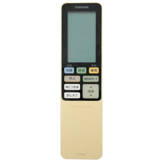 【中古】TOSHIBA　エアコンリモコン WH-RA01GJ