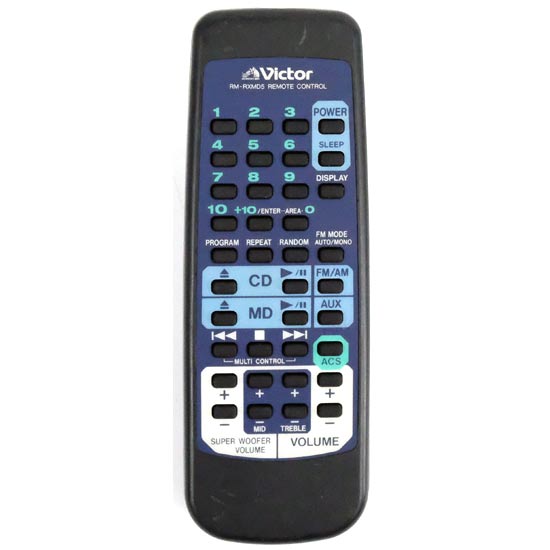 【中古】Victor　オーディオリモコン　RM-RXMD5