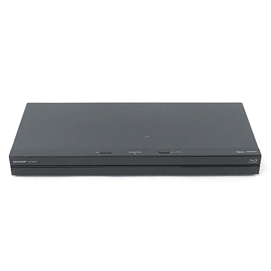 【中古】SHARP　AQUOS ブルーレイディスクレコーダー 2TB　2B-C20BW1　リモコンなし
