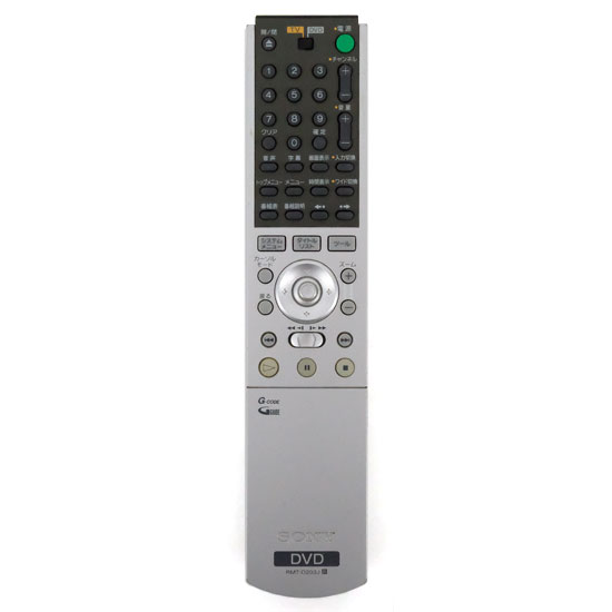 【中古】SONY　DVDリモコン　RMT-D203J