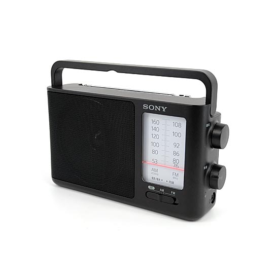 【中古】SONY　FM/AMポータブルラジオ　ICF-506　本体のみ