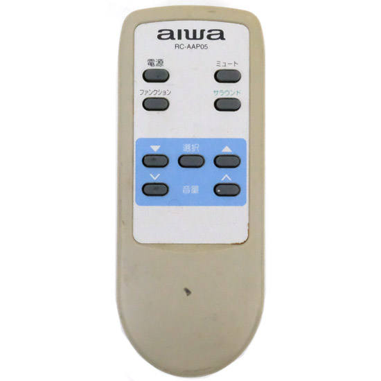 【中古】AIWA　オーディオリモコン　RC-AAP05