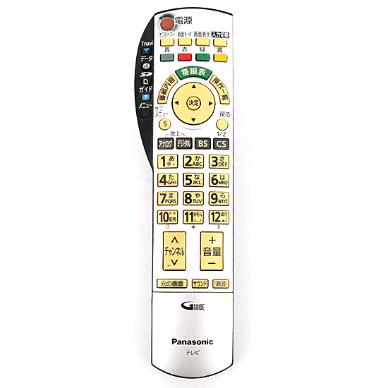 【中古】Panasonic　液晶テレビ用リモコン　EUR7660Z10