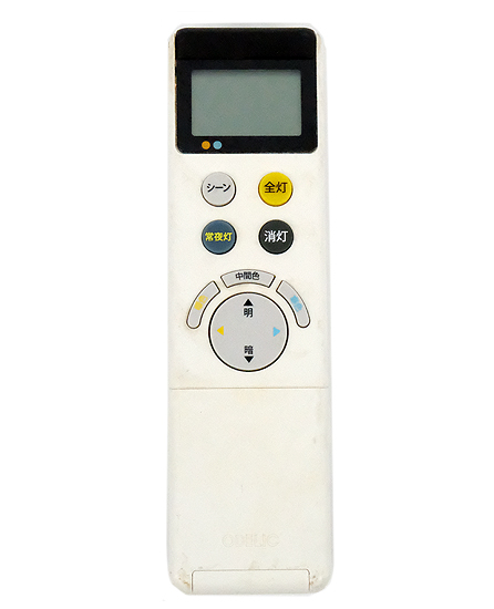【中古】ODELIC　照明用リモコン　NRL-320A-JP　本体いたみ
